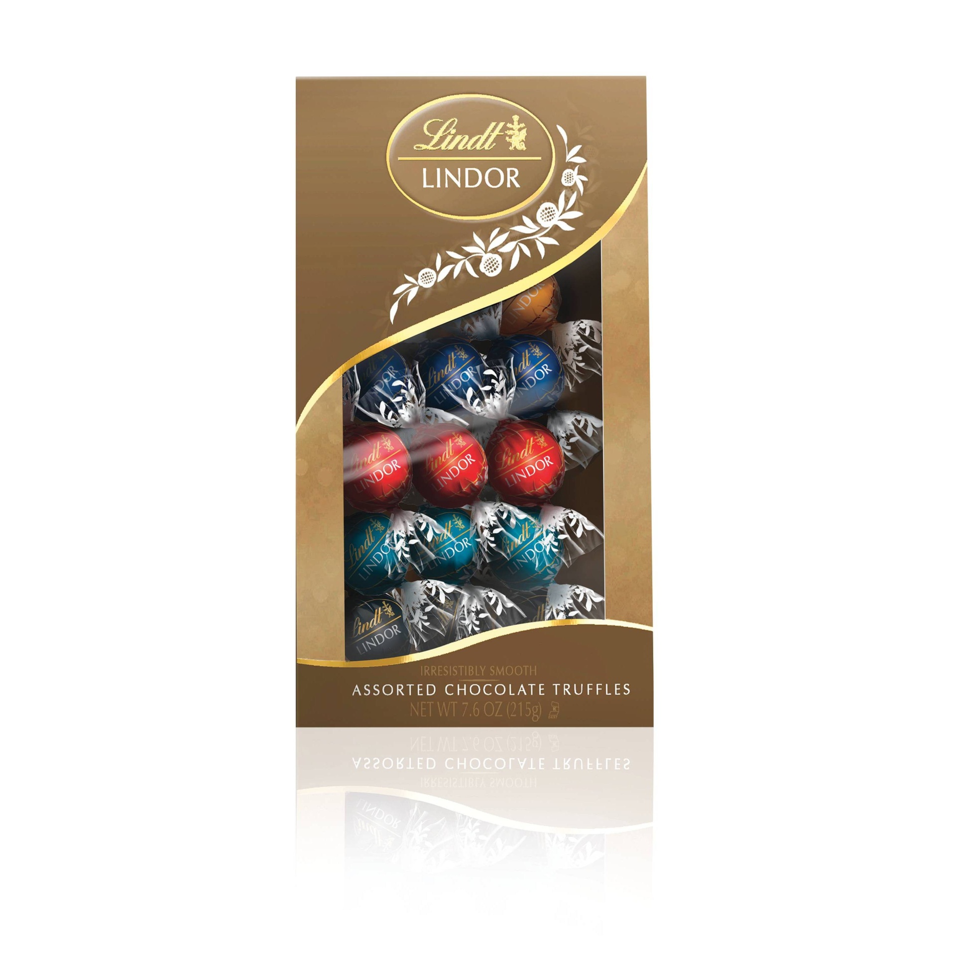 slide 1 of 1, LINDOR Assorted Chocolate Candy Truffles - 7.6 oz, 7.6 oz