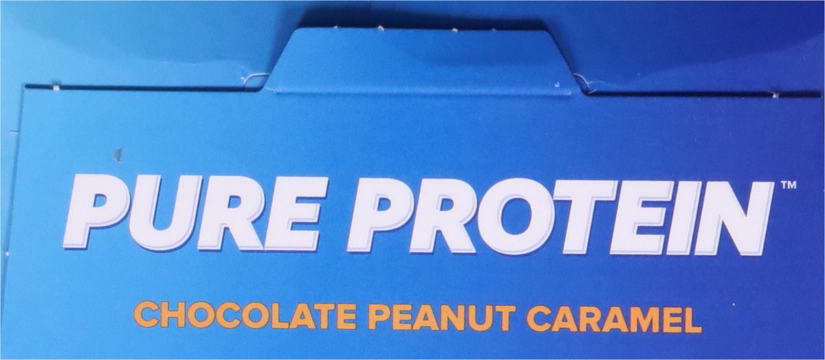 slide 8 of 16, Pure Protein Chocolate Peanut Caramel Protein Bars, 20g Protein, 1.76 oz, 4 Count, 4 ct