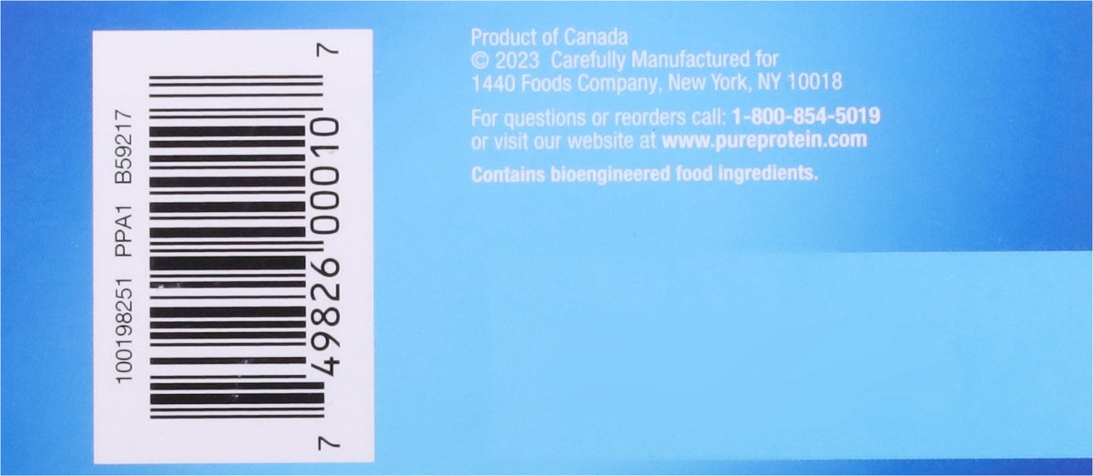 slide 9 of 16, Pure Protein Chocolate Peanut Caramel Protein Bars, 20g Protein, 1.76 oz, 4 Count, 4 ct