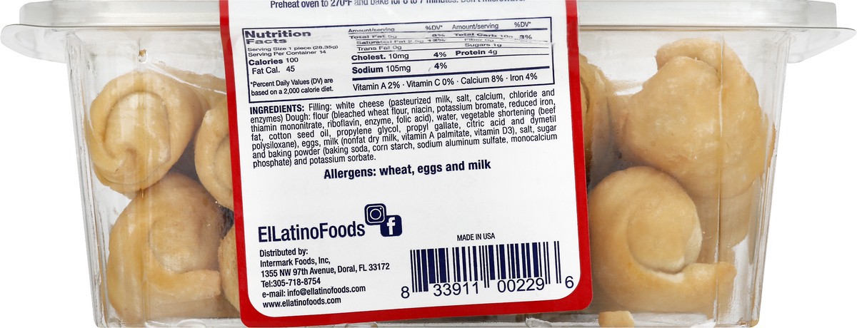 slide 5 of 13, El Latino Gourmet Tequenos 14 ea, 14 ct