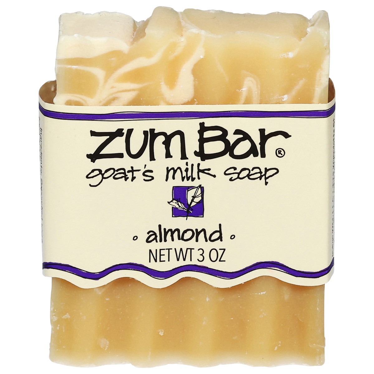 slide 1 of 1, Zum Bar Almond Goat's Milk Soap 3 oz, 3 oz