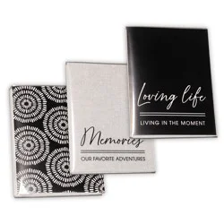 Malden Soft Cover Gray Linen Brag Book 4"x6"