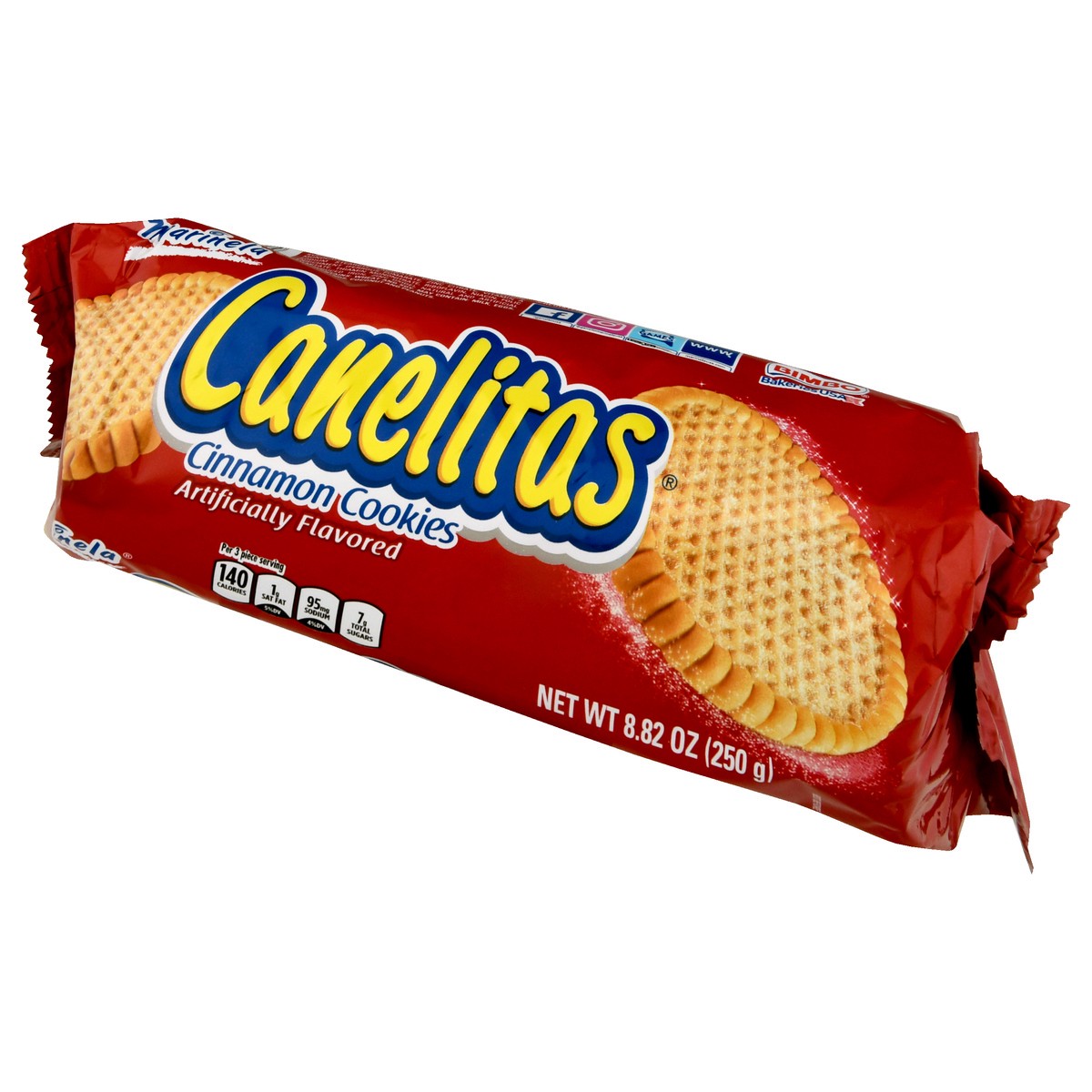 slide 2 of 13, Marinela Canelitas Cinnamon Cookies, 8.82 oz, Cookies, Bag, 8.82 oz