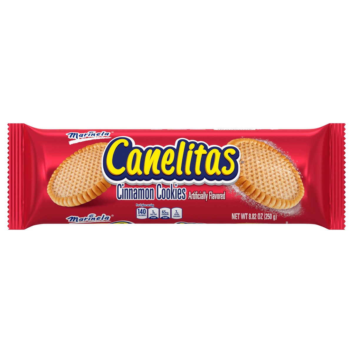 slide 1 of 13, Marinela Canelitas, Embossed Cinnamon Flavored Cookies, 24 count, 8.82 oz