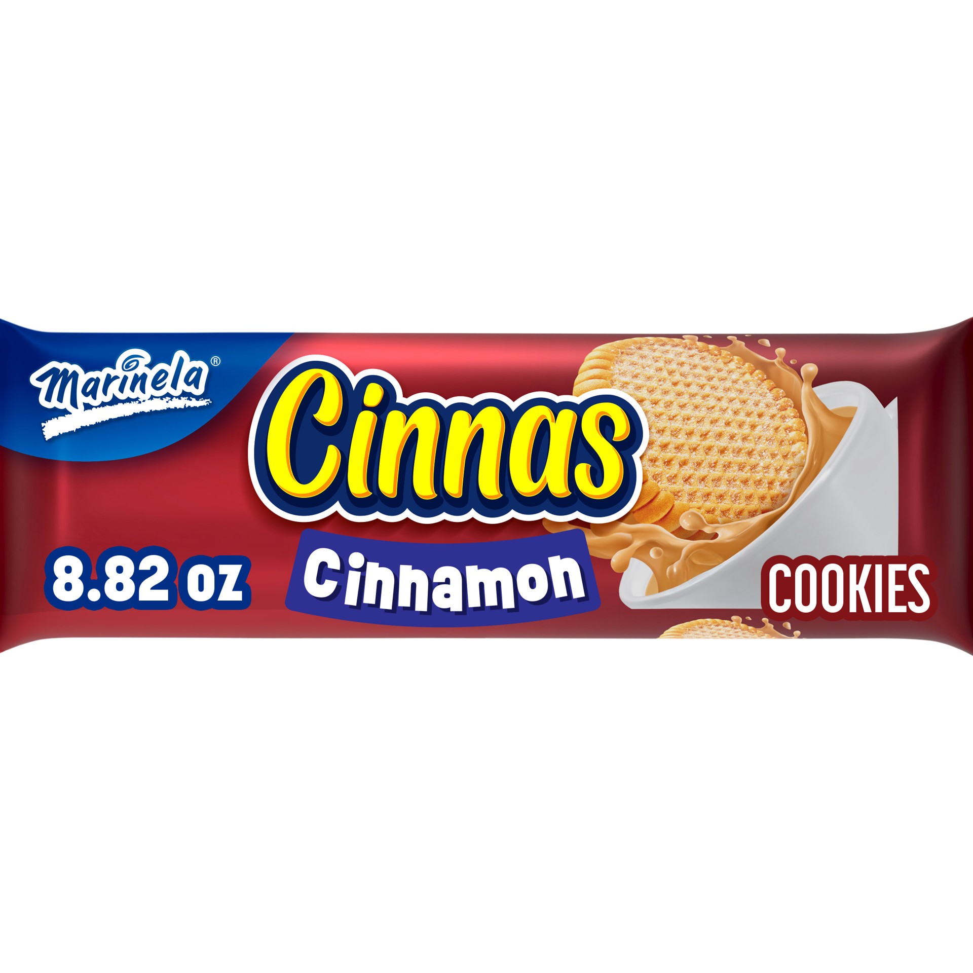 slide 1 of 13, Marinela Cinnas Cinnamon Cookies, 8.82 oz, Cookies, Bag, 8.82 oz
