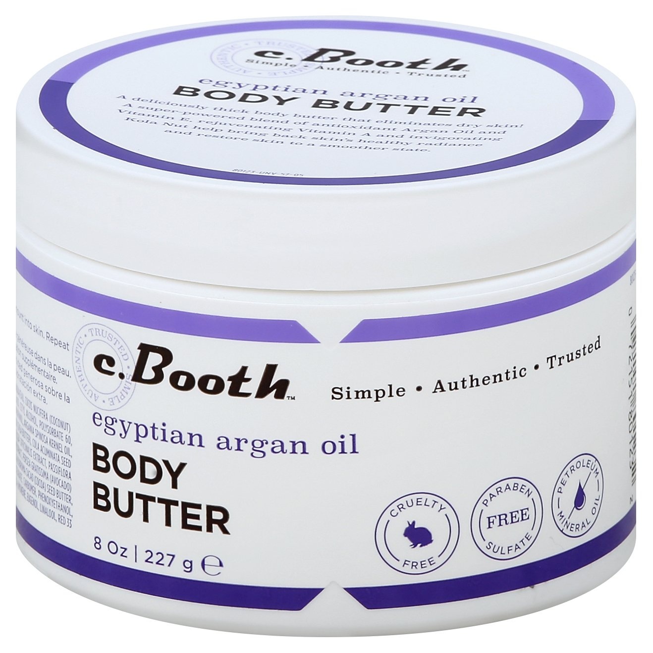 slide 1 of 1, c. Booth Body Butter 8 oz, 8 oz