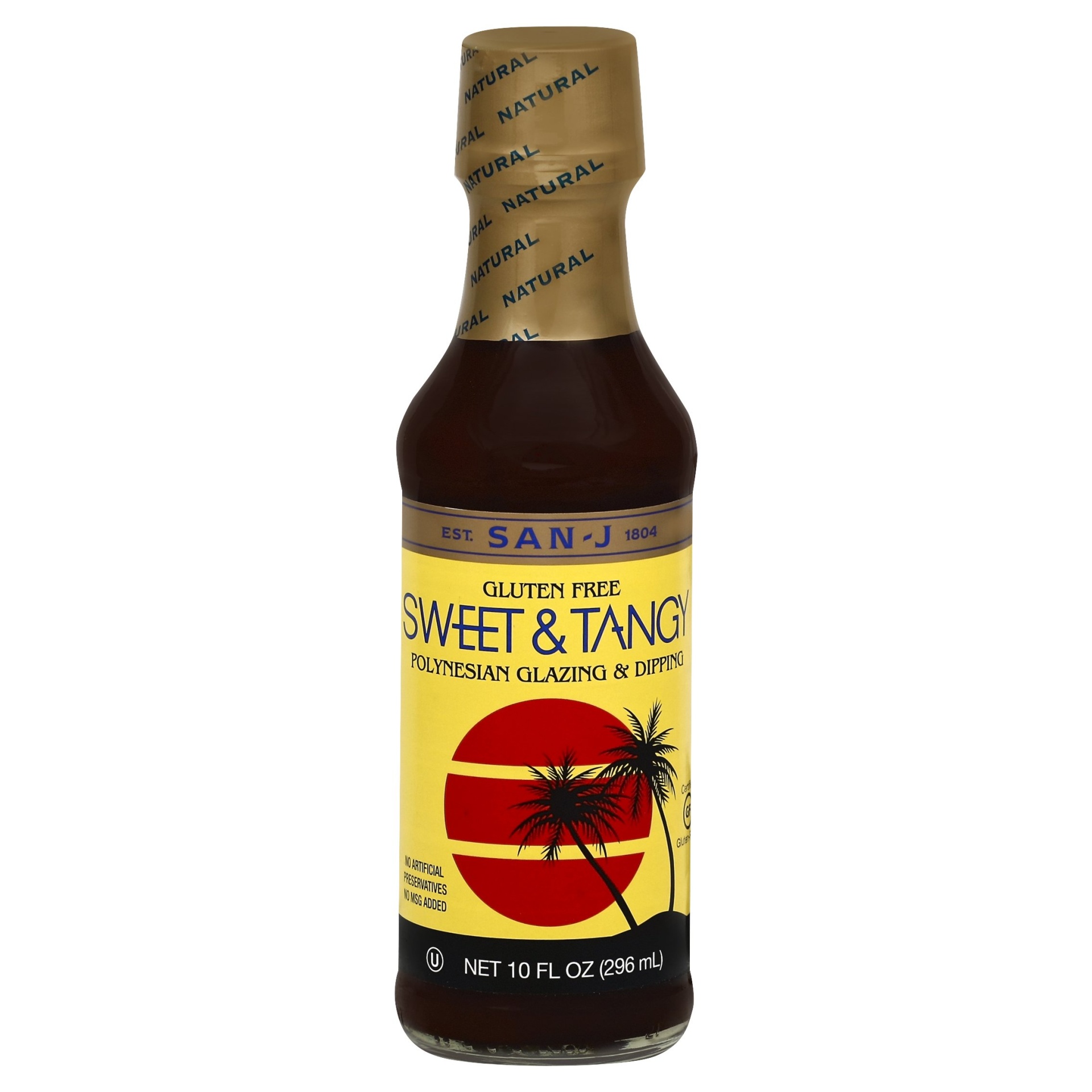 slide 1 of 2, San-J Sweet & Tangy Polynesian Glazing & Dipping Sauce, 10 oz