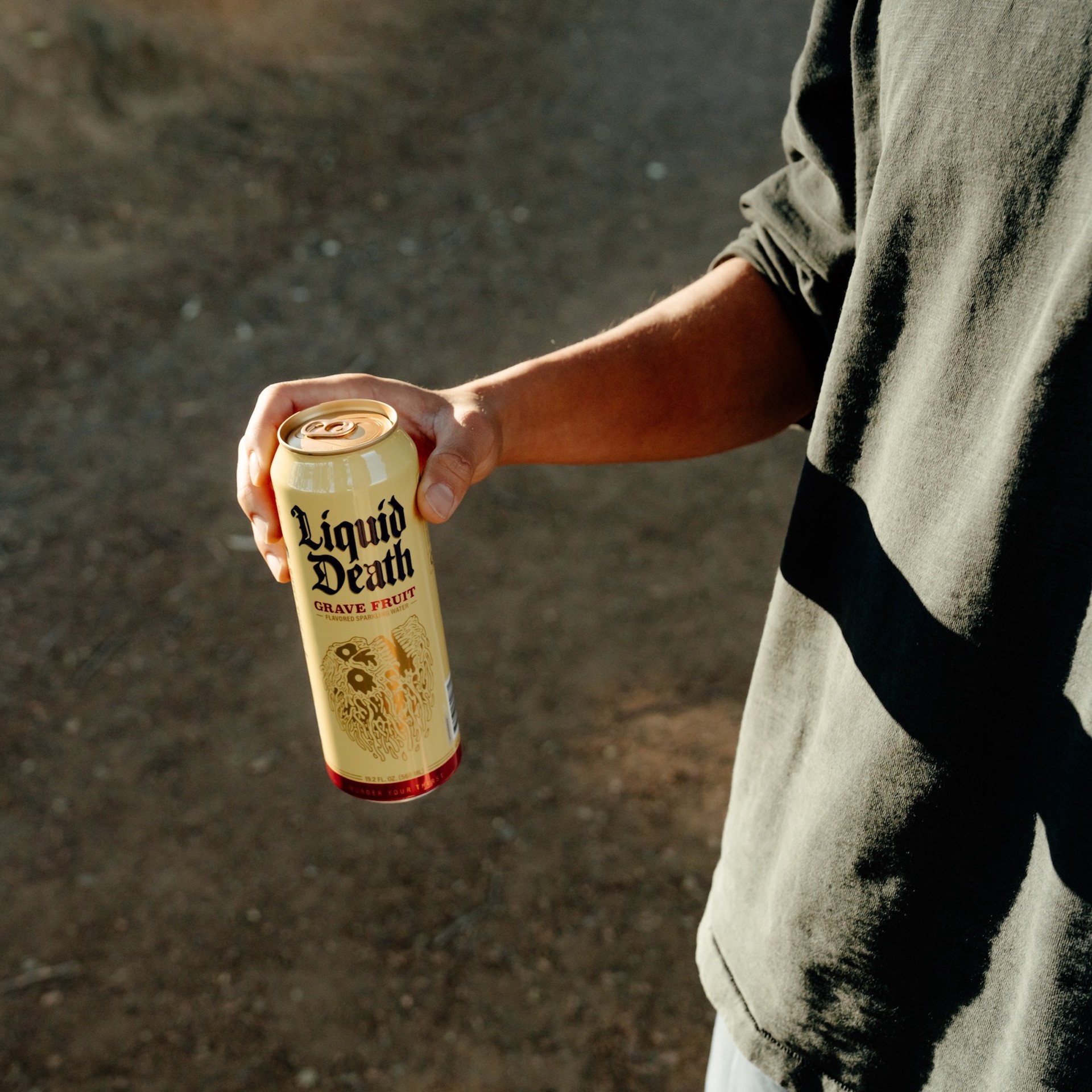 slide 4 of 6, Liquid Death Gravefruit, 19.2 oz