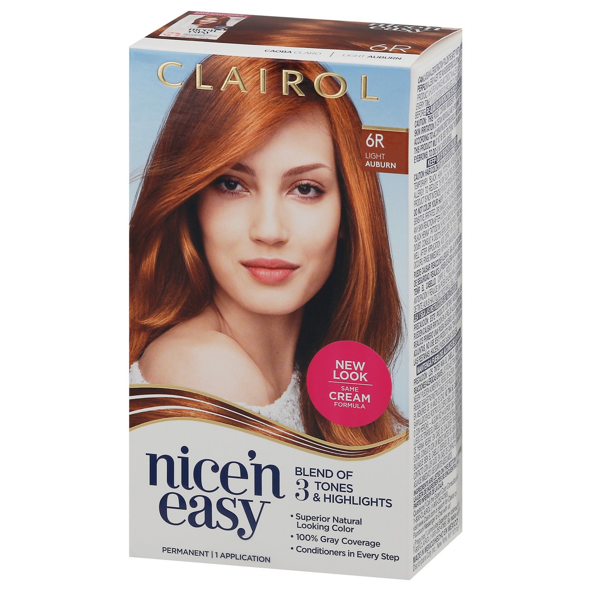 slide 4 of 9, Nice’n Easy Clairol Nice 'N Easy 6R Light Auburn, 1 ct