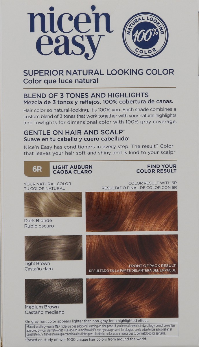 slide 3 of 9, Nice’n Easy Clairol Nice 'N Easy 6R Light Auburn, 1 ct