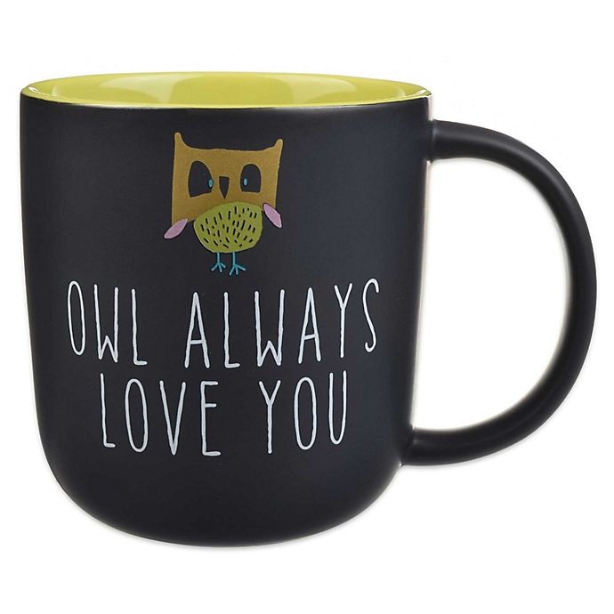 slide 1 of 1, Formation Brands Owl Always Love You'' Statement Chalkboard Mug'', 1 ct