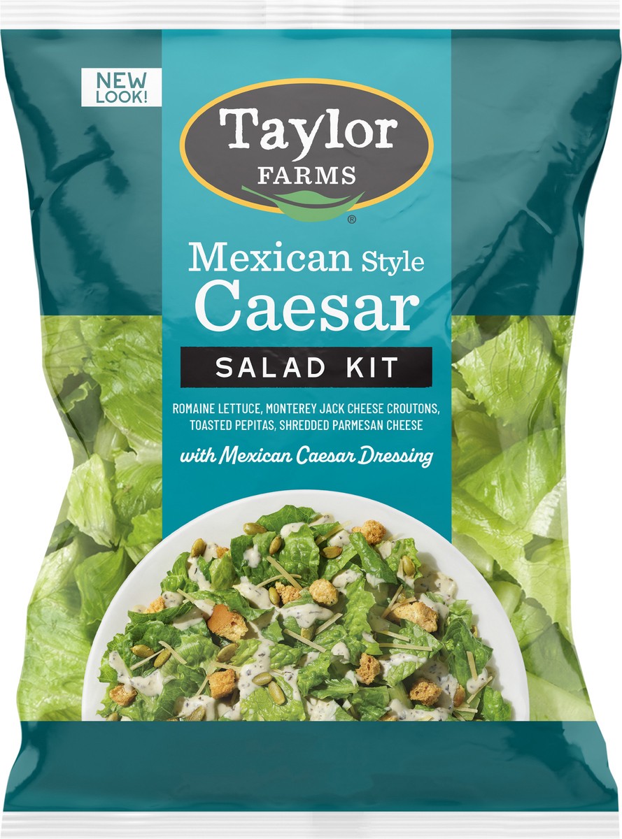 slide 7 of 8, Taylor Farms Mexican Style Caesar Salad Kit, 9.55 oz