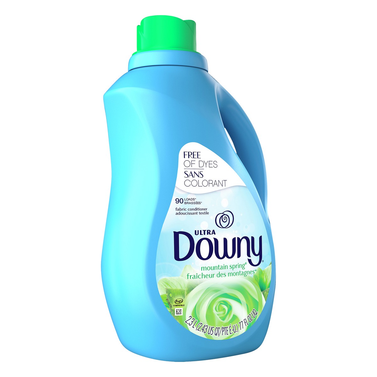 slide 6 of 7, Downy Ultra HE Mountain Spring Fabric Conditioner 2.3 lt, 2.30 l