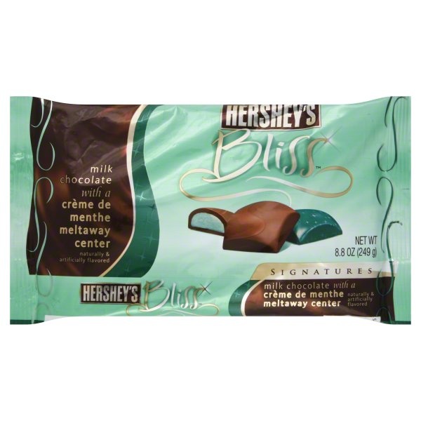 slide 1 of 5, Hershey's Milk Chocolate, Signatures, with a Creme De Menthe Meltaway Center, 8 oz