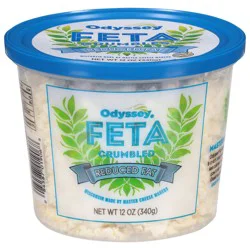 Odyssey Reduced Fat Crumbled Feta 12 oz