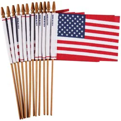 USA Polycotton Seasonal Designs Hand Flags