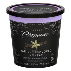 Publix Premium Authentic Nonfat Vanilla Flavored Greek Yogurt
