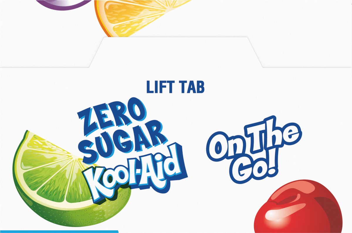 slide 4 of 9, Kool-Aid Tropical Punch Zero Sugar Powdered Soft Drink Mix, 6 ct On-the-Go-Packets, 8 per Case, 6 ct