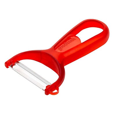 slide 1 of 1, Good Cook Red Peeler with Loop Handle, 1 ct