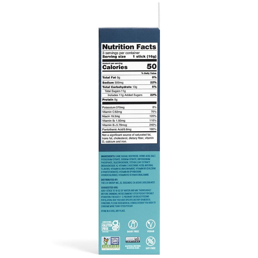 slide 5 of 5, Liquid I.V. Hydration Multiplier Electrolyte Drink Mix Mango, 0.56 oz x 3 ct
