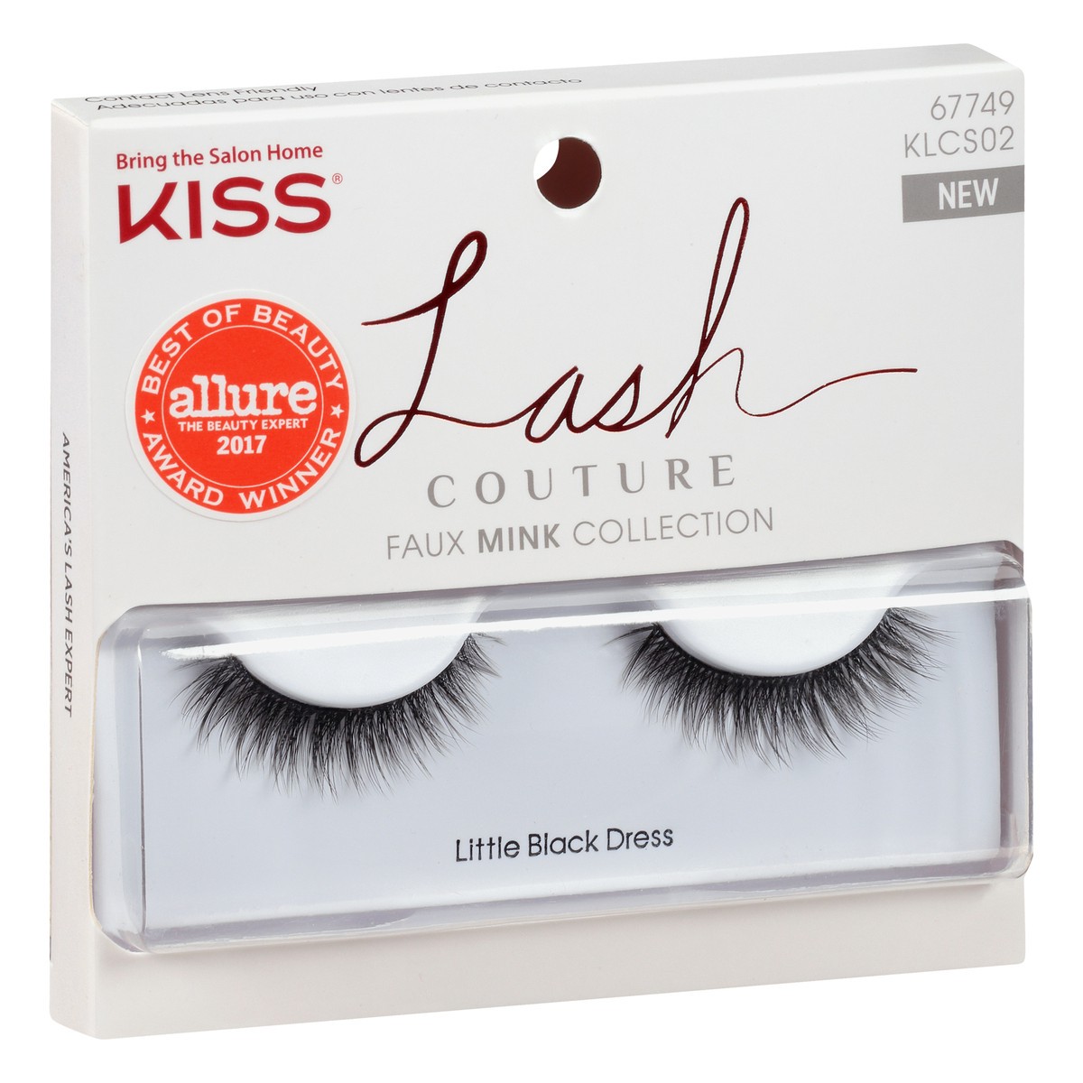 slide 6 of 9, KISS LASH COUTURE False Eyelashes, Little Black Dress, 1 ct