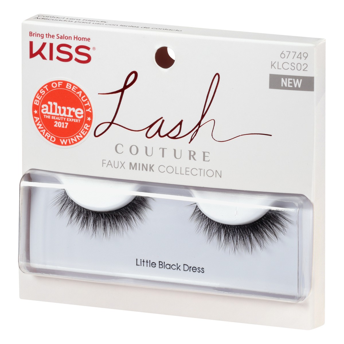 slide 4 of 9, KISS LASH COUTURE False Eyelashes, Little Black Dress, 1 ct