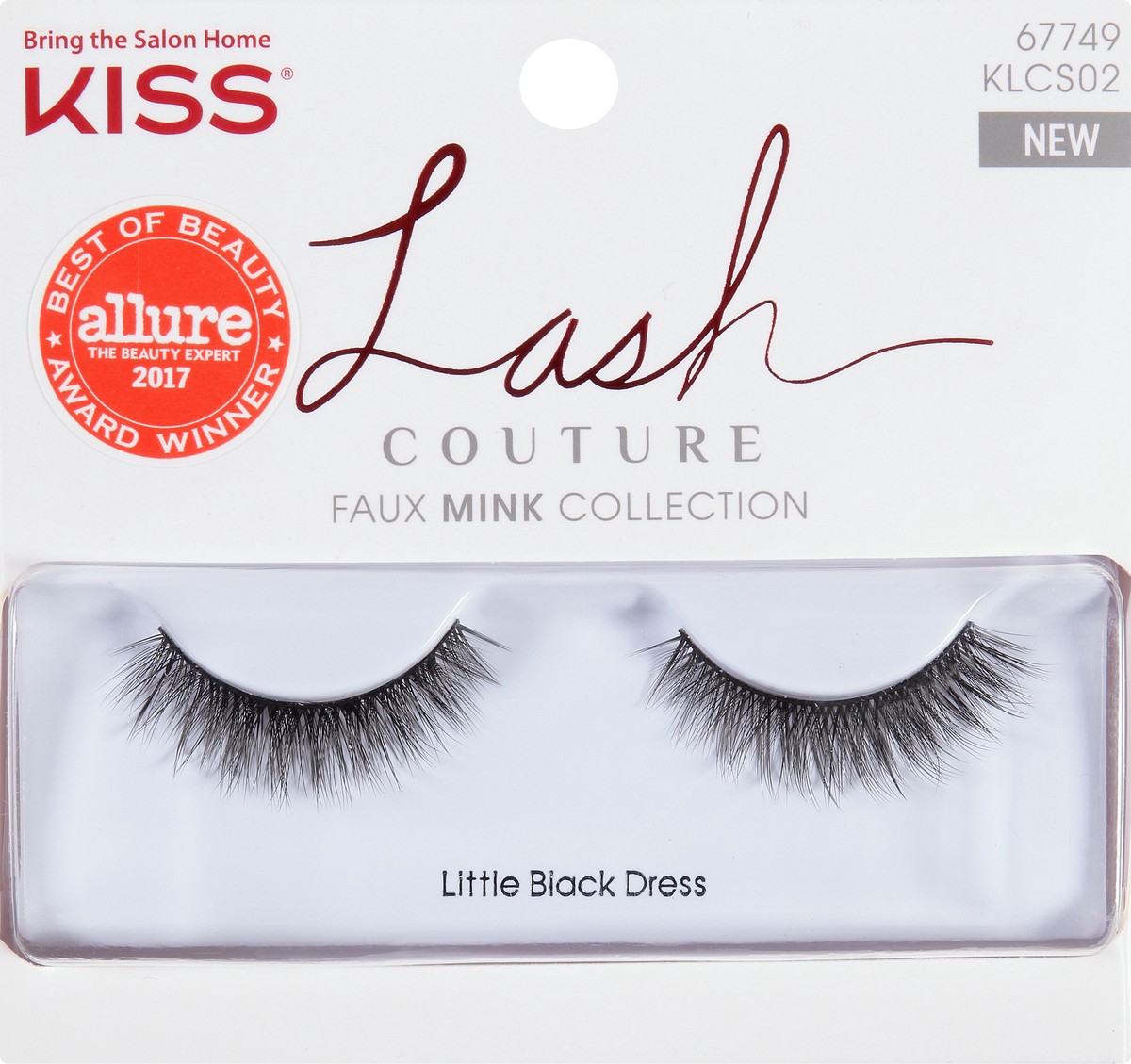 slide 2 of 9, KISS LASH COUTURE False Eyelashes, Little Black Dress, 1 ct