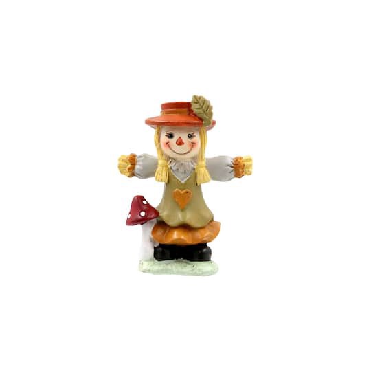 slide 1 of 3, Mini Scarecrow Girl By Ashland, 3 in