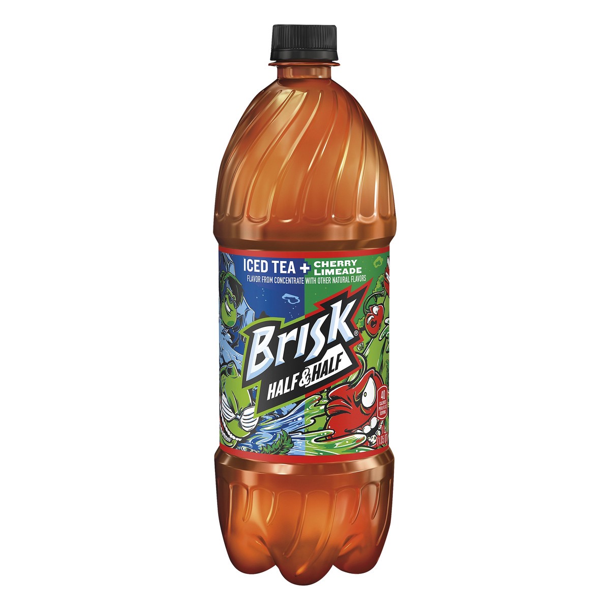 slide 1 of 6, Brisk Iced Tea + Cherry Limeade Half & Half 1 lt, 1 l