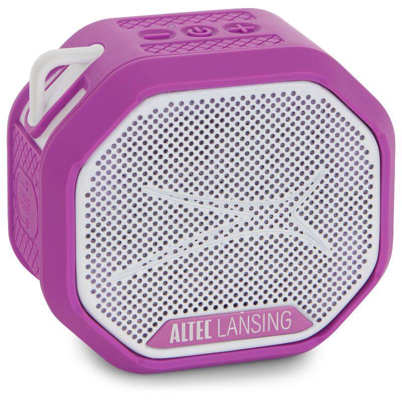 slide 3 of 11, Altec Lansing HydraTrek Bluetooth Speaker - Purple, 1 ct