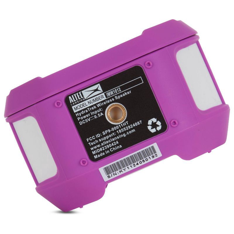slide 2 of 11, Altec Lansing HydraTrek Bluetooth Speaker - Purple, 1 ct
