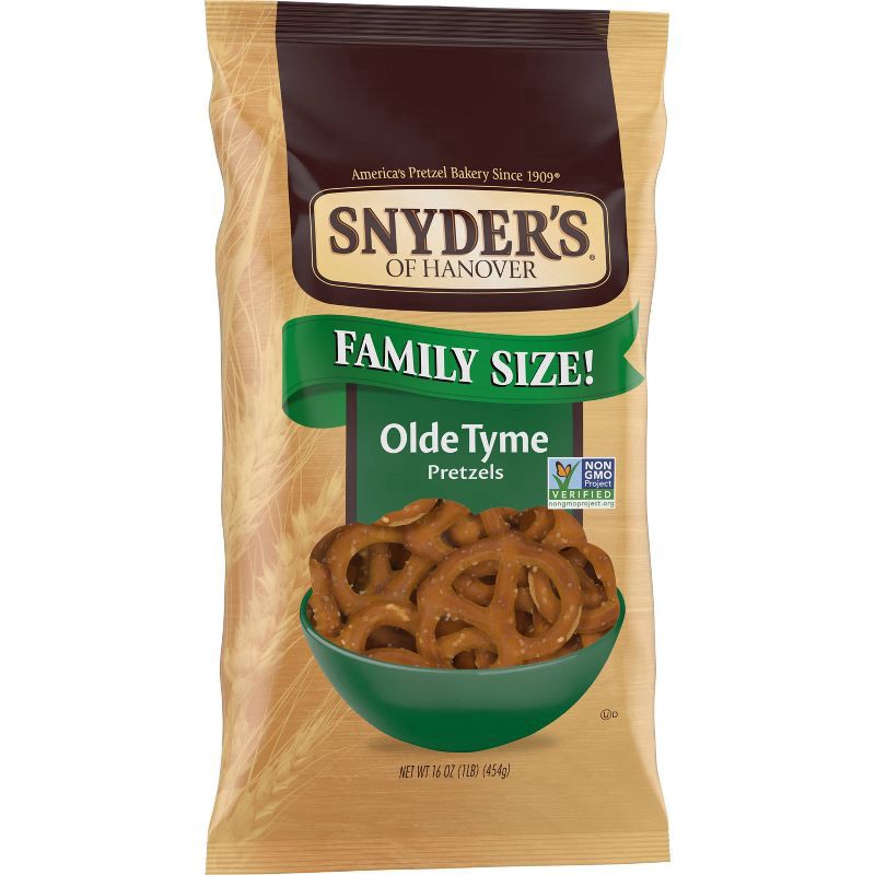 slide 4 of 5, Snyder's of Hanover Pretzels, Olde Tyme Pretzels, 16 Oz, 16 oz