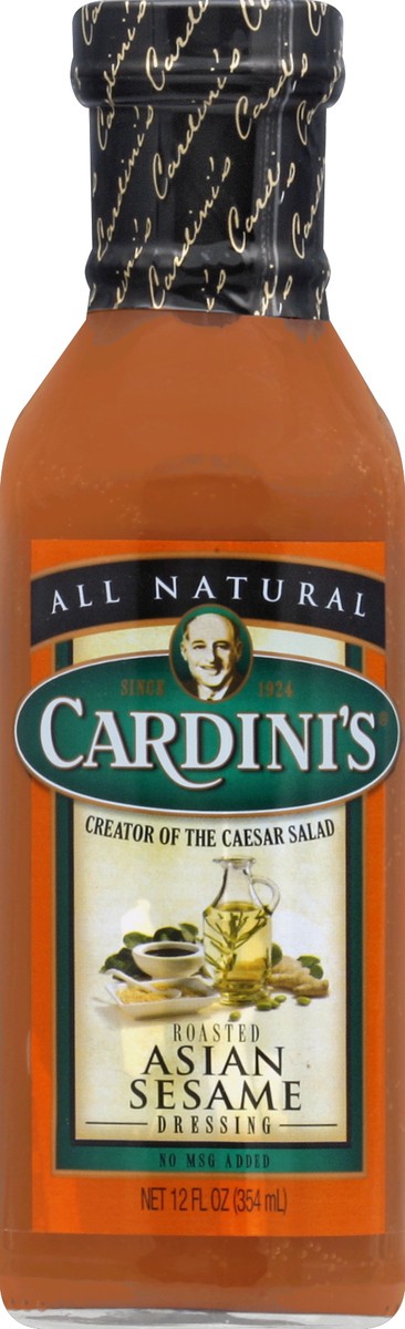 slide 5 of 6, Cardini's Roasted Asian Sesame Dressing, 12 fl oz