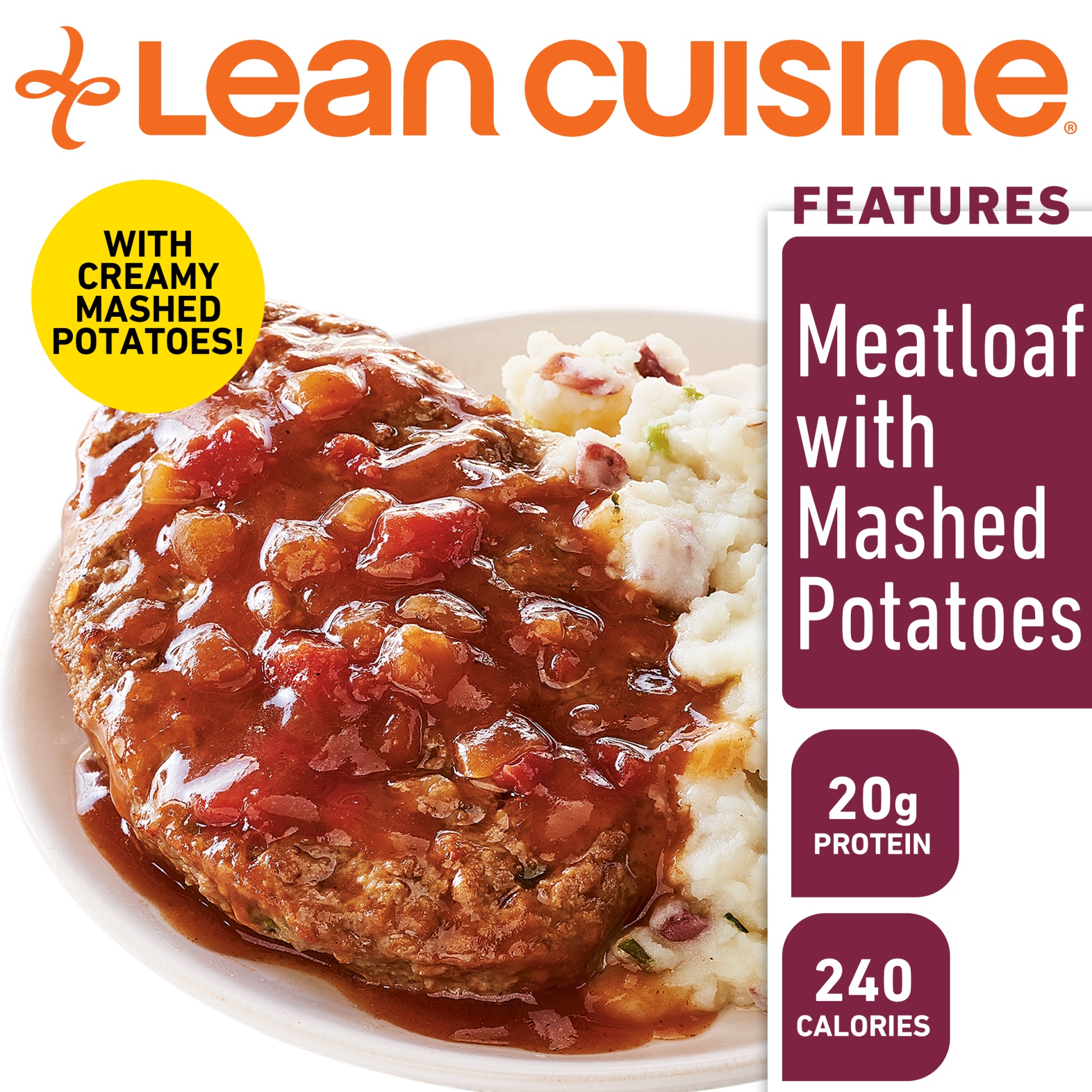 slide 2 of 9, Lean Cuisine Meatloaf with Mashed Potatoes, 9.375 oz