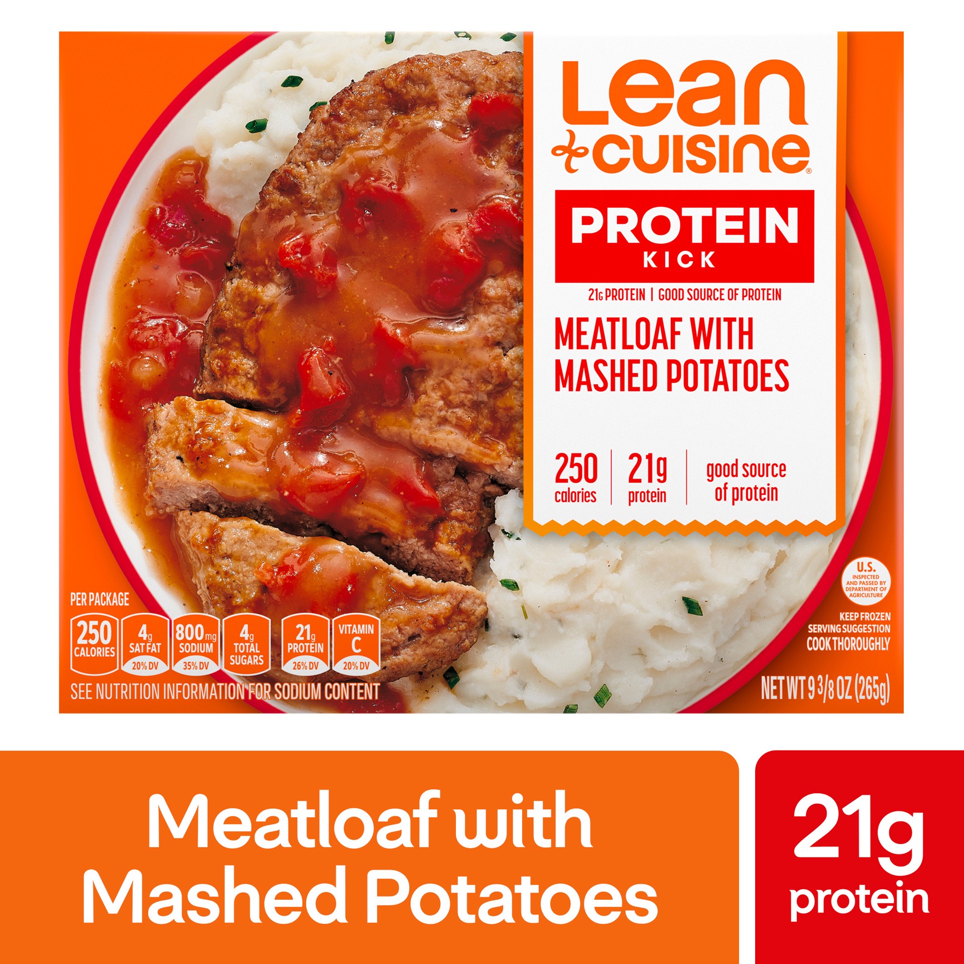 slide 1 of 10, Lean Cuisine Frozen Meatloaf - 9.375oz, 9.375 oz