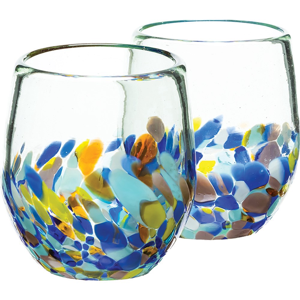 slide 1 of 1, Bambeco Riviera Stemless Wine 2pk, 1 ct