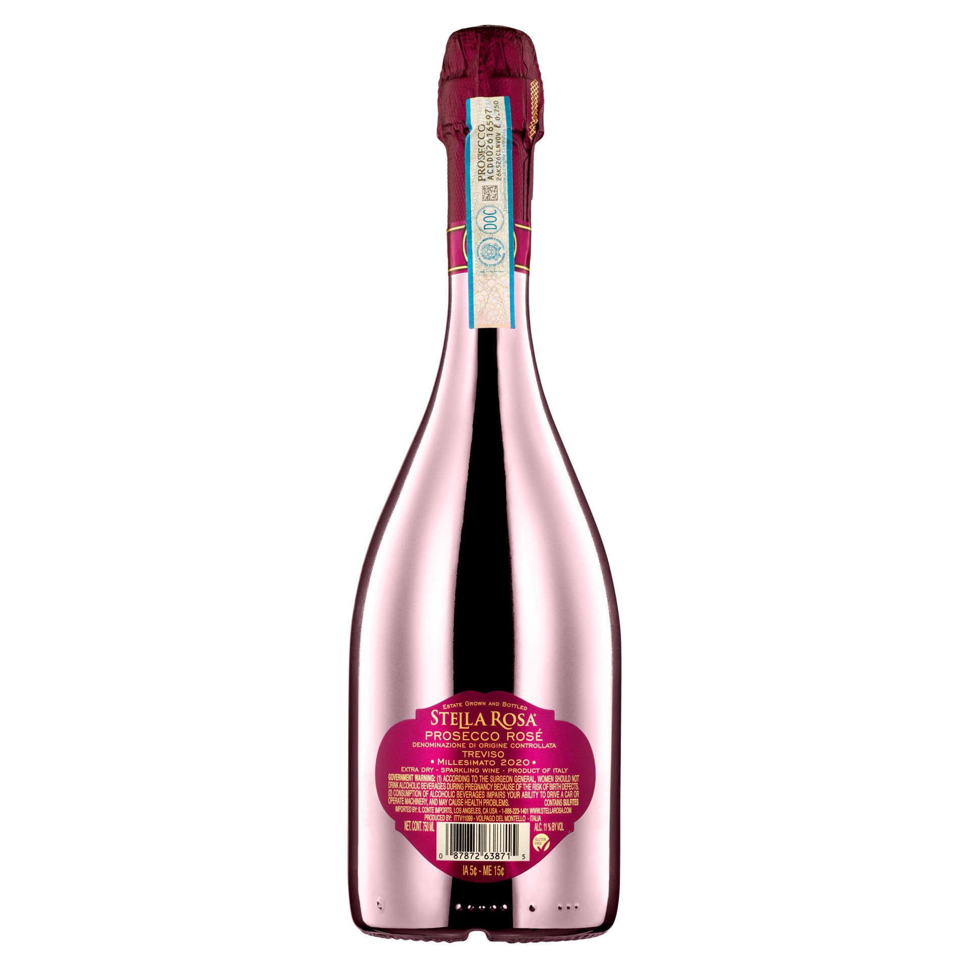 slide 8 of 8, Stella Rosa Rose V.S. Prosecco Rose Sparkling Wine DOC 750 ml, 750 ml