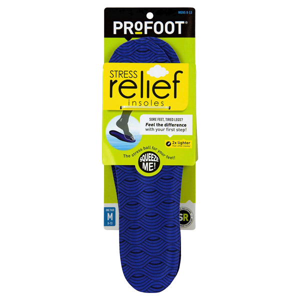 slide 1 of 1, PROFOOT Stress Relief Insole, Mens, 1 ct
