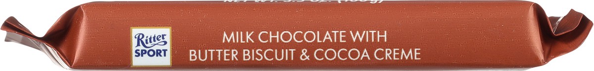 slide 7 of 9, Ritter Sport Milk Chocolate with Butter Biscuit & Cocoa Creme 3.5 oz, 3.5 oz