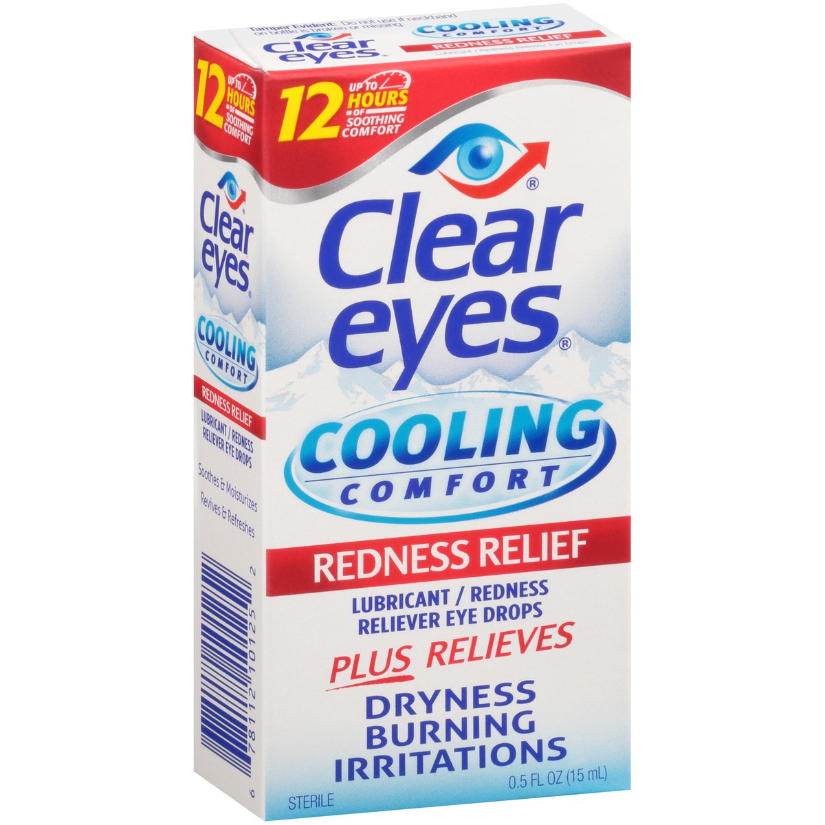 slide 5 of 10, Clear Eyes Cooling Comfort Relief Lubricant Eye Drops, Daily Use, 0.5 fl oz, 0.50 fl oz