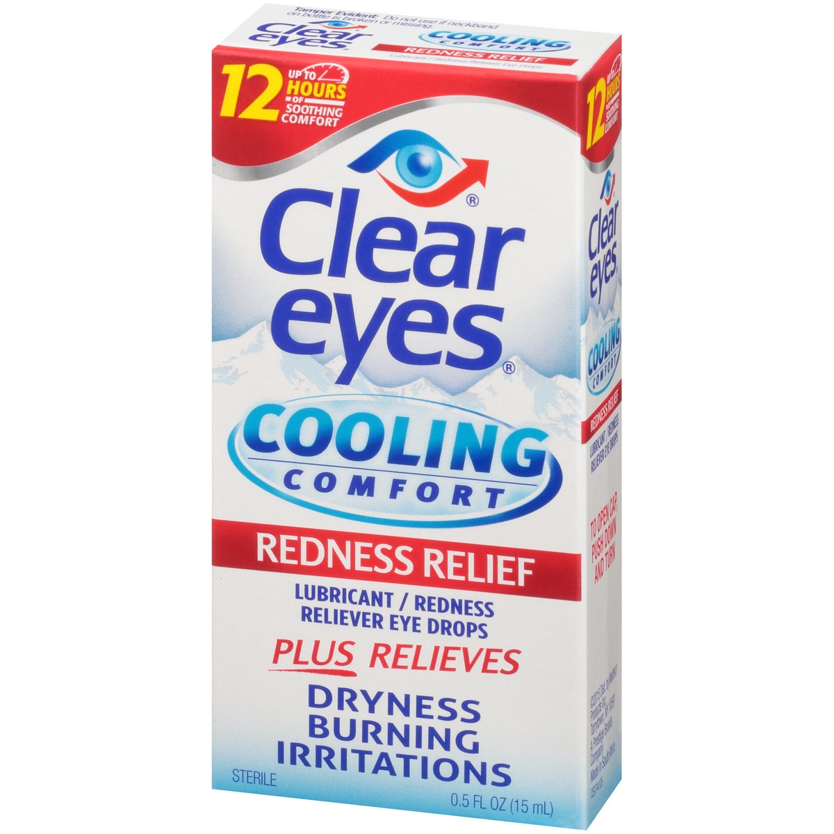 slide 6 of 10, Clear Eyes Cooling Comfort Relief Lubricant Eye Drops, Daily Use, 0.5 fl oz, 0.50 fl oz