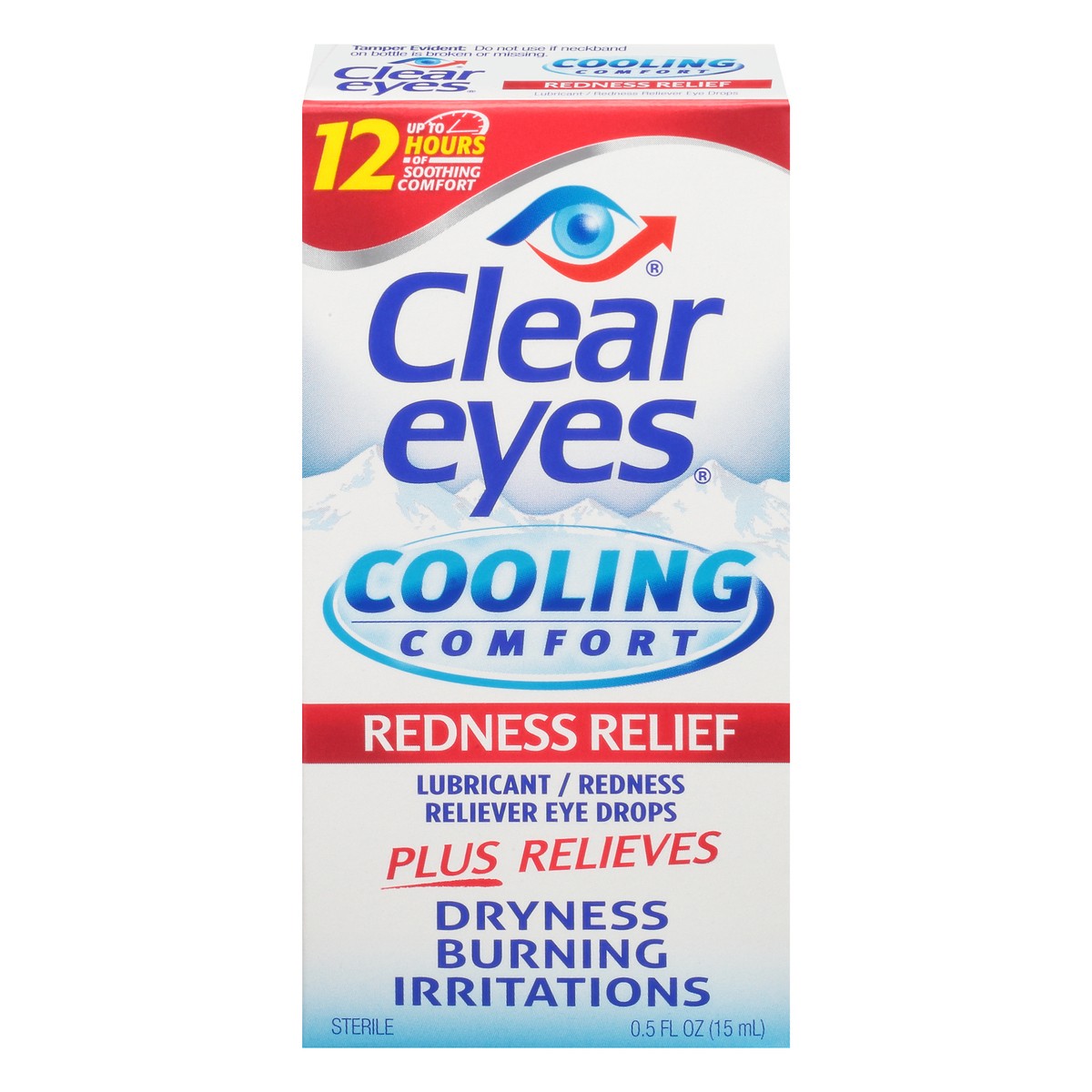 slide 10 of 10, Clear Eyes Cooling Comfort Relief Lubricant Eye Drops, Daily Use, 0.5 fl oz, 0.50 fl oz