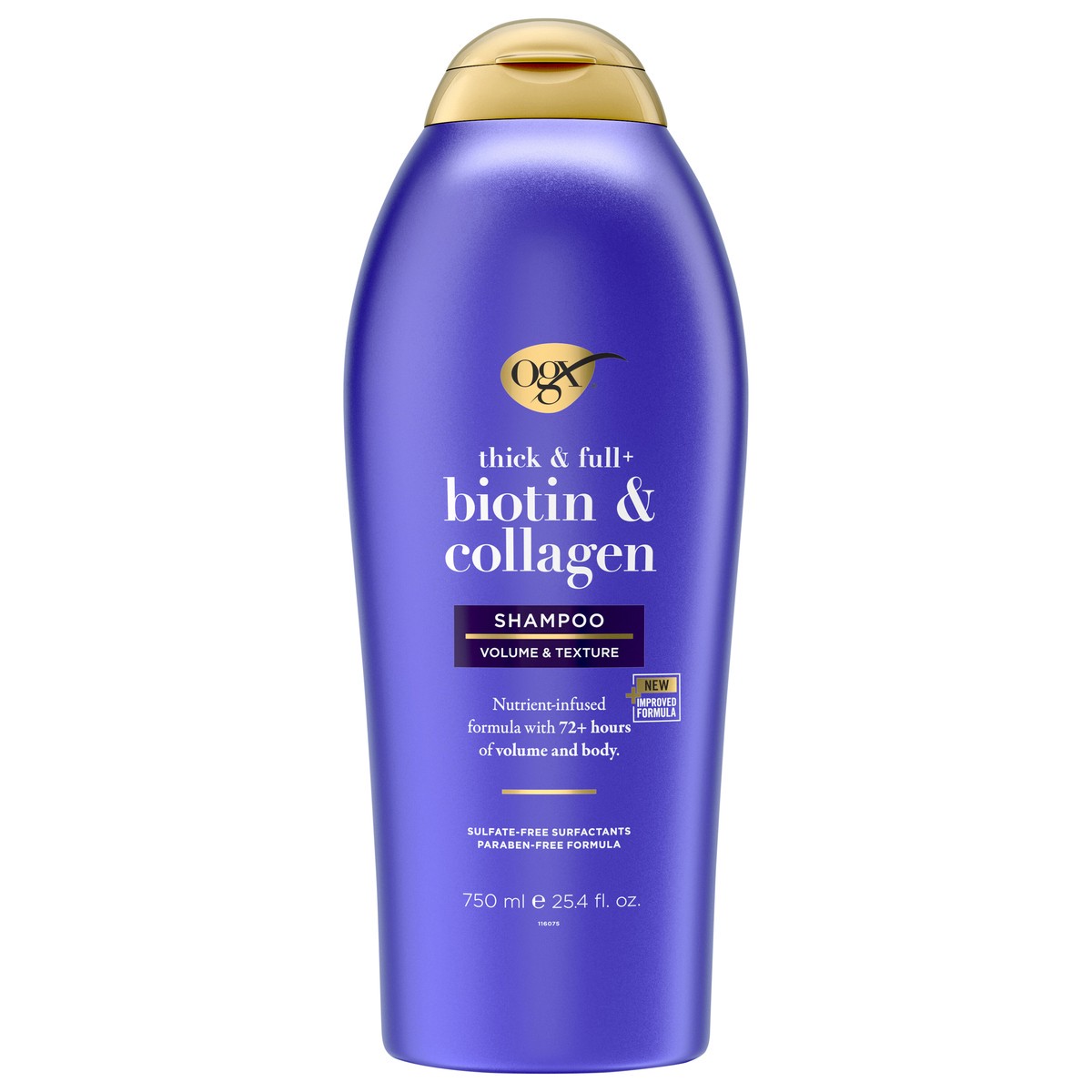 slide 1 of 13, OGX Thick & Full + Biotin & Collagen Shampoo 25.4 fl oz, 25.4 fl oz
