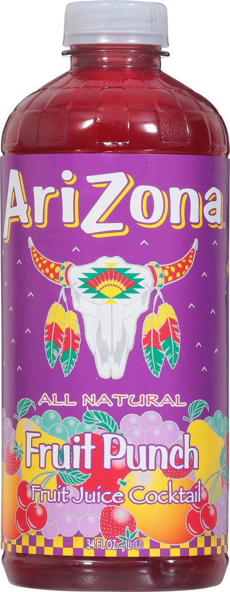 slide 9 of 9, AriZona Fruit Punch Fruit Juice Cocktail - 34 fl oz, 34 fl oz