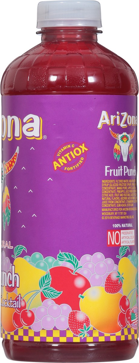 slide 3 of 9, AriZona Fruit Punch Fruit Juice Cocktail - 34 fl oz, 34 fl oz