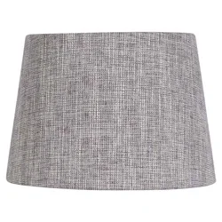 Room & Retreat Home white textured modified drum shade