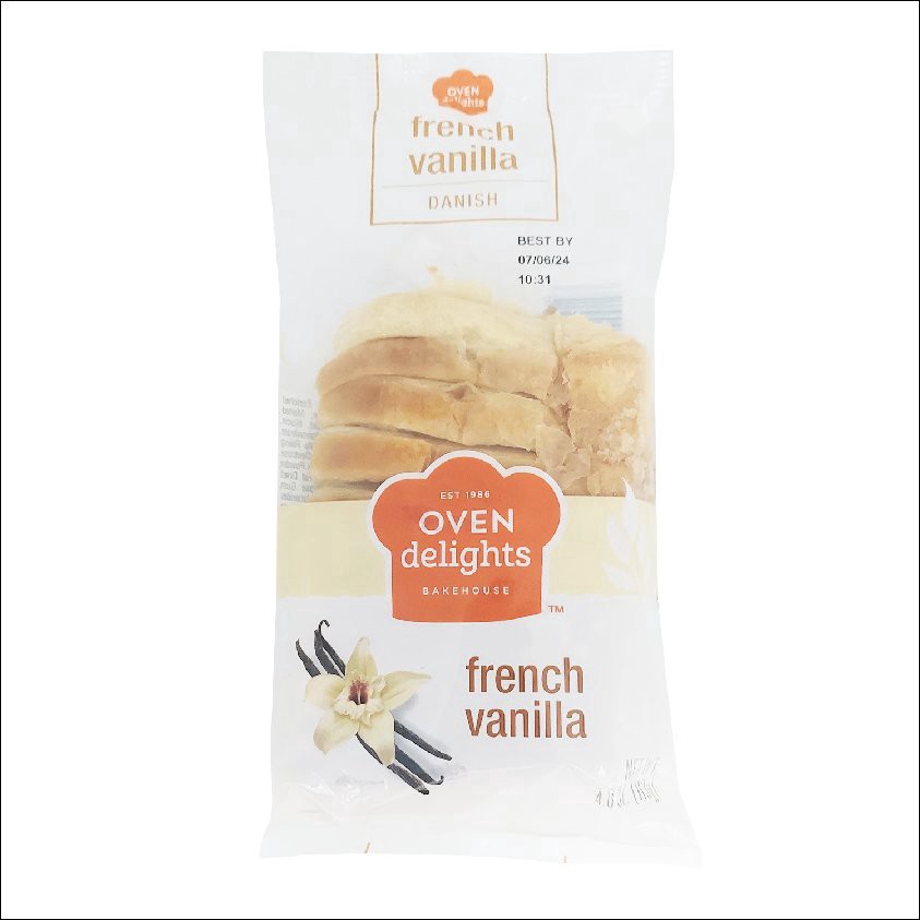slide 1 of 1, Oven Delights French Vanilla Cream Danish, 4 oz