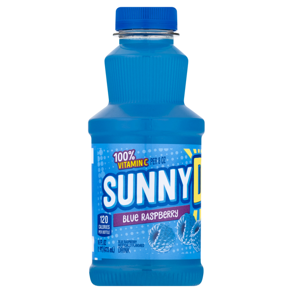 slide 1 of 1, Sunny Delight Blue Raspberry Citrus Punch - 16 fl oz, 16 fl oz