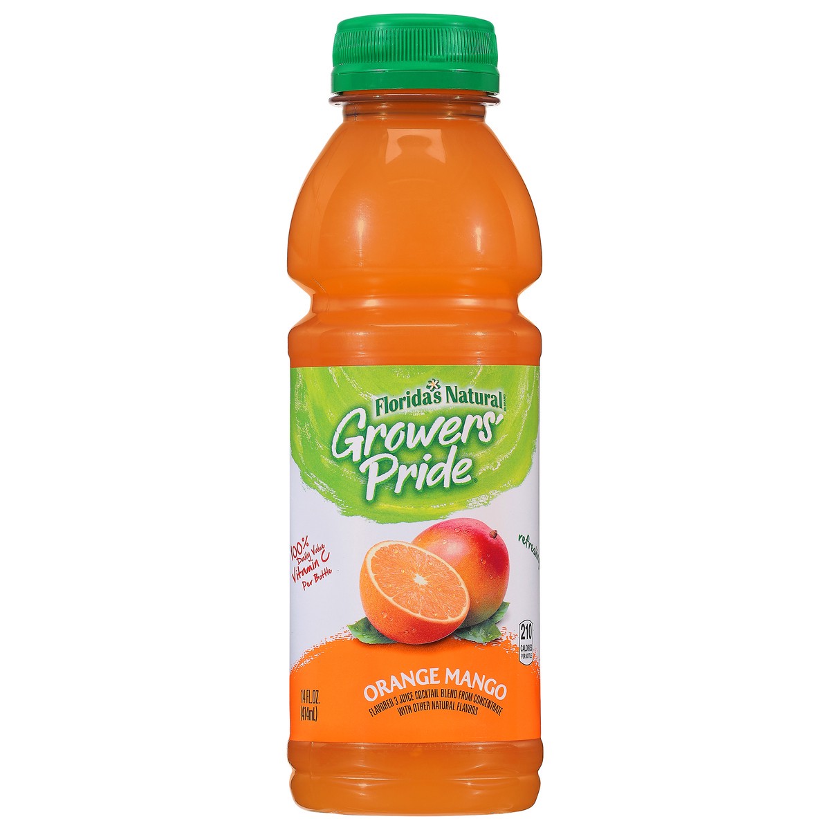 slide 1 of 6, Florida's Natural Growers' Pride Orange Mango Juice Cocktail 14 fl oz, 14 fl oz