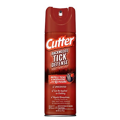 slide 1 of 1, Cutter Backwoods Tick Defense Insect Repellent Spray, 6 oz